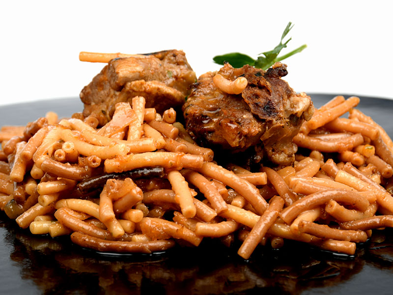 Fideos a la cazuela